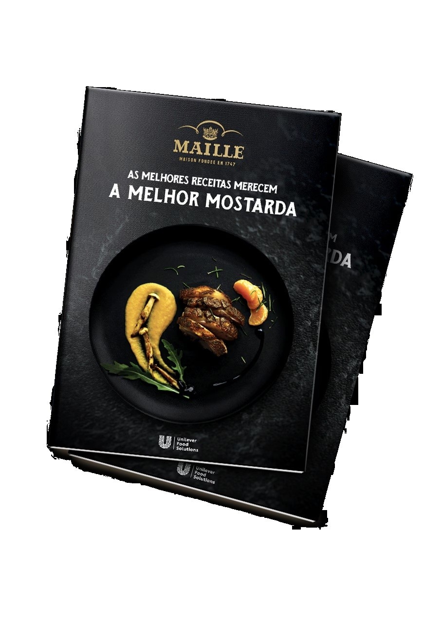 Brochura com receitas Maille